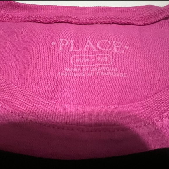 The Childrens Place Girls PRINCESS Graphic Tee-2 pack- Medium (7/8) Long Sleeve - Picture 6 of 6